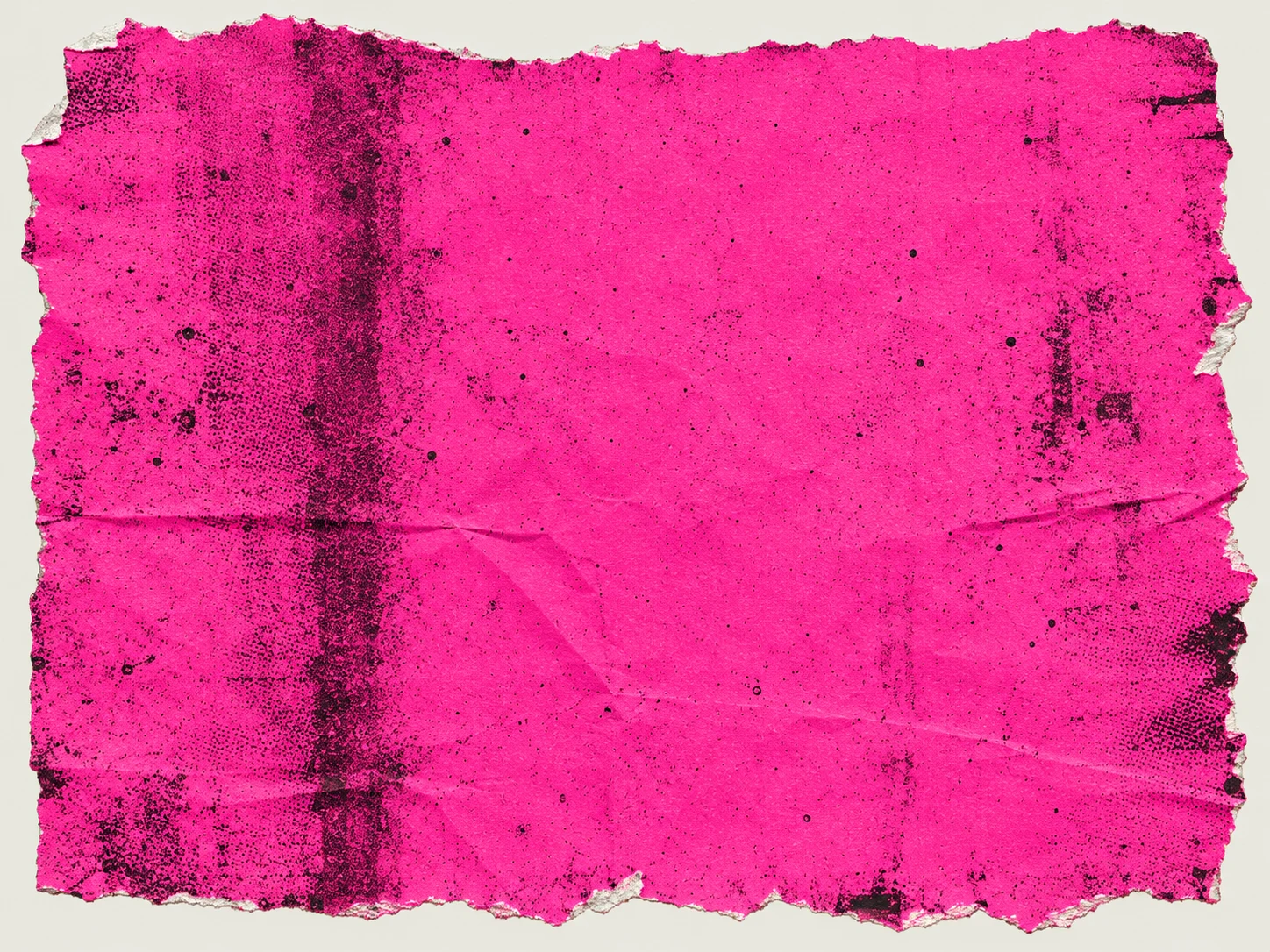 Torn hot pink poster paper texture